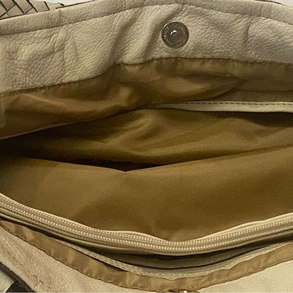 Dana Buchman Brown & Cream Animal Print Women's Large Handbag-Mobwife - Picture 5 of 15